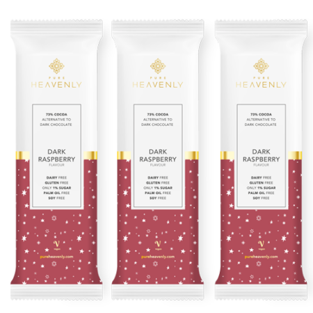 MILK CHOCOLATE ALTERNATIVE DARK RASPBERRY