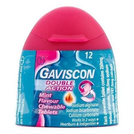 GAVISCON DOUBLE ACTION HAND PACK