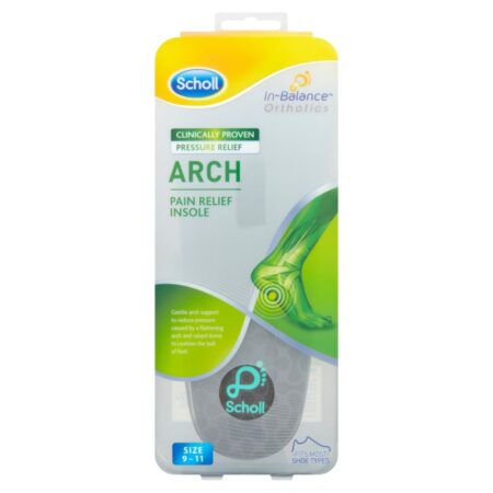 SCHOLL PAIN RELIEF ORTHOTICS FOOT ARCH S