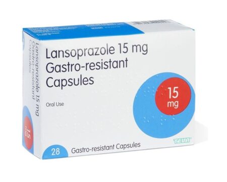 Lansoprazole 15mg capsules (pack of 28)