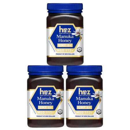 HNZ UMF 6+ Manuka Honey 500g – 3 Pack