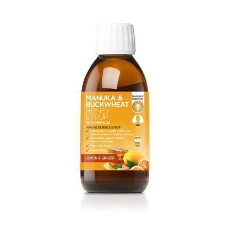 Manuka & Buckwheat Honey Syrup – Lemon & Ginger