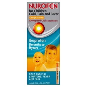 Nurofen For Children Orange Flavour Oral Suspension