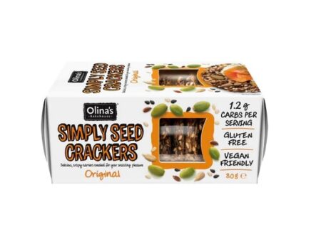 Olina’s Bakehouse Simply Seed Crackers – Original