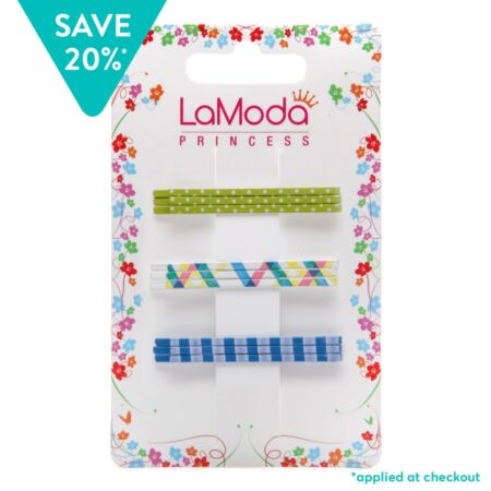 PATTERNED HAIR GRIPS