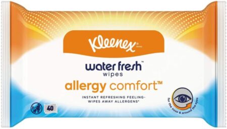 Kleenex Allergy Comfort Water Wipes