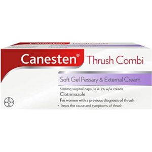 CANESTEN SOFT GEL COMBI 500MG CAPSULE + 2% CREAM