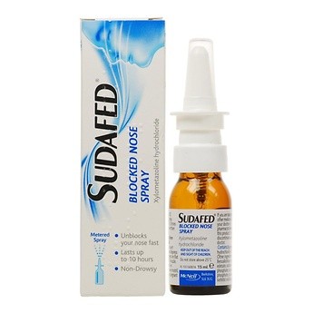 sudafed blocked nose spray