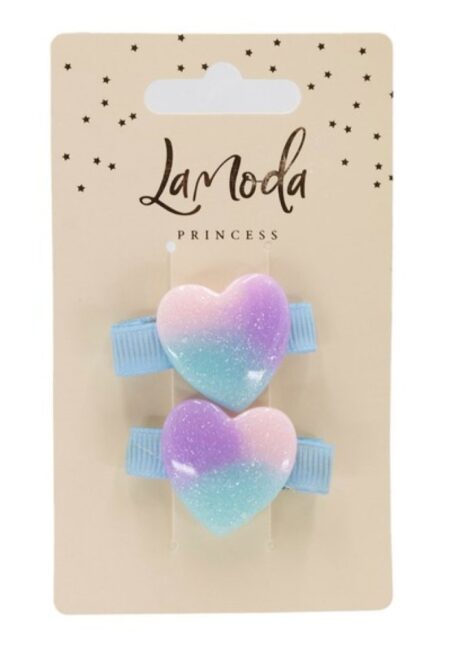 OMBRE HEART CLIPS