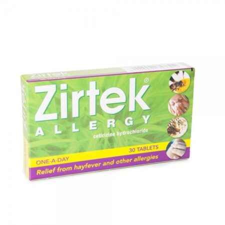 ZIRTEK ALLERGY TABS 10MG (Pack of 30)