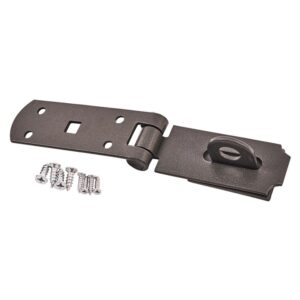 250mm (10″) x 50mm (2″) hasp and staple