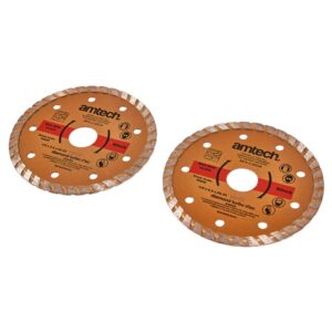 2 Piece 115mm (4.5″) diamond cutting disc